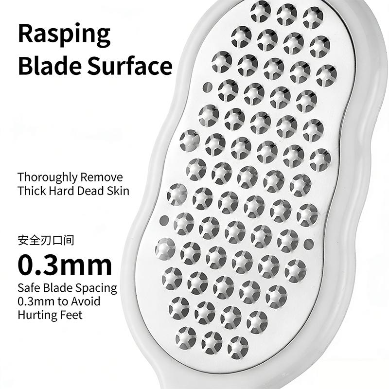 Stainless Steel Foot File Double-Sided Foot Trimmer For Heel & Foot Exfoliation