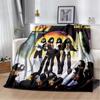 Rockband Kiss Band Decke Mode Flanell Flauschige Fleece Überwurfdecke Kinder und Erwachsene Geschenk Sofa Reise Camping