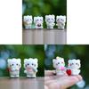 Resin Cat Miniature Collectible Figurine With Diy Landscape Decor For Kids And Adults