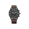 Ecology Drive Collection Light Powered Quartz Movement Cow Leather Strap Watch Men's Watches CA0695-17E
