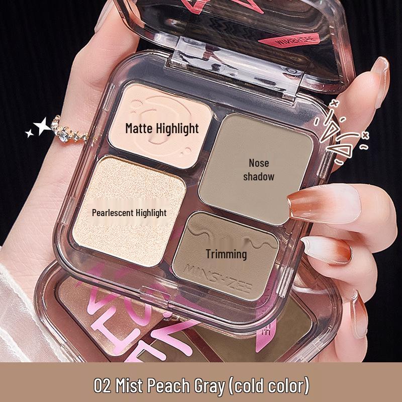 Mingxi Zhi Dynamic Four-Color Contour & Highlight Makeup Palette
