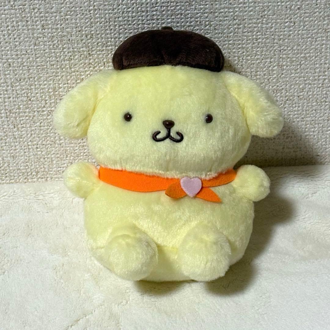 Sanrio Puroland One Point Heart Plush Toy S Pompompurin