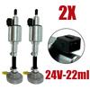 2X 12V 24V 2-5KW Car Air Diesel Heater Oil Fuel Pump For Webasto Eberspacher Truck Parking Heater Pulse Meter Pump w/ Damper