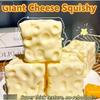 Handmade Cheese Cream Squishy Ball Vaseline Filler Slow Rebound Soft Squeeze Toy Stress Relief Dairy Food Sensory Fidget Gift For Kids And Adults