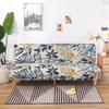 Plaid Elastic Bedspread on The Folding Sofa Bed Covers for Living Room Big Couch Cover Long Chair Without Armrests Slipcovers