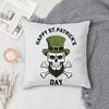 St Patricks Day Outfits Double-Sided Printed Square Pillow Cover Decorative Cushion Cover For Sofa Bedroom Bedside