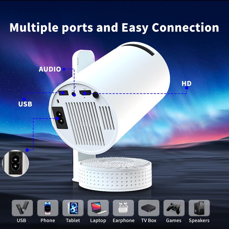4K HD M11 Short-throw Projector with WiFi & Integrated Speaker