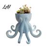 Garden Decoration Planter 3D Printed Octopus Vase Shaped Flowerpot Creative Pot Porch Flowerpot Funny Animal Statue for Indoor Outdoor Plants