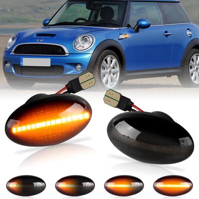 POPMOTORZ LED Sidomarkering Sekventiell Blinkers för BMW Mini R50 R53 R52 Mini