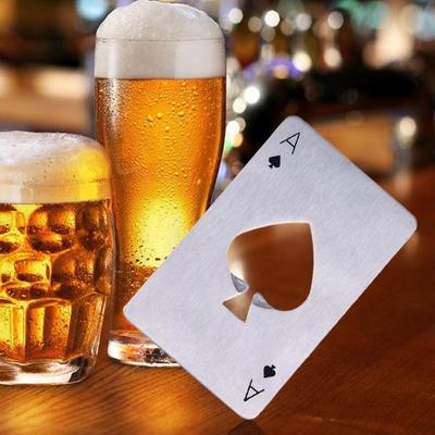 Nowa inteligentna karta pokerowa do domu, kuchnia, bar, narzędzie, otwieracz do butelek piwa i sody
