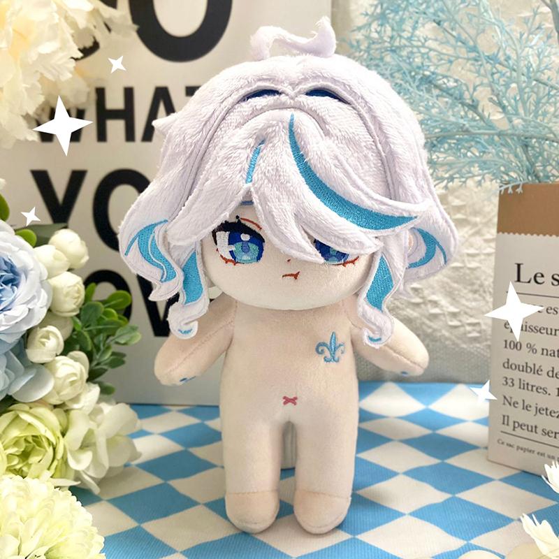 Anime Furina Plüschpuppe Fans 20cm Wechselkleidung Weiches Kuschelkissen Genshin Impact Plüschtiere Focalors Puppen Geburtstagsgeschenke