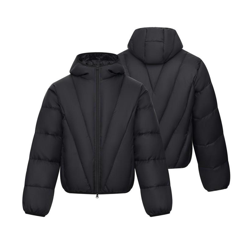 Magic Bear Winter Puffer Coat Thick Quilted Hooded Cotton Jacket Couple Casual Streetwear