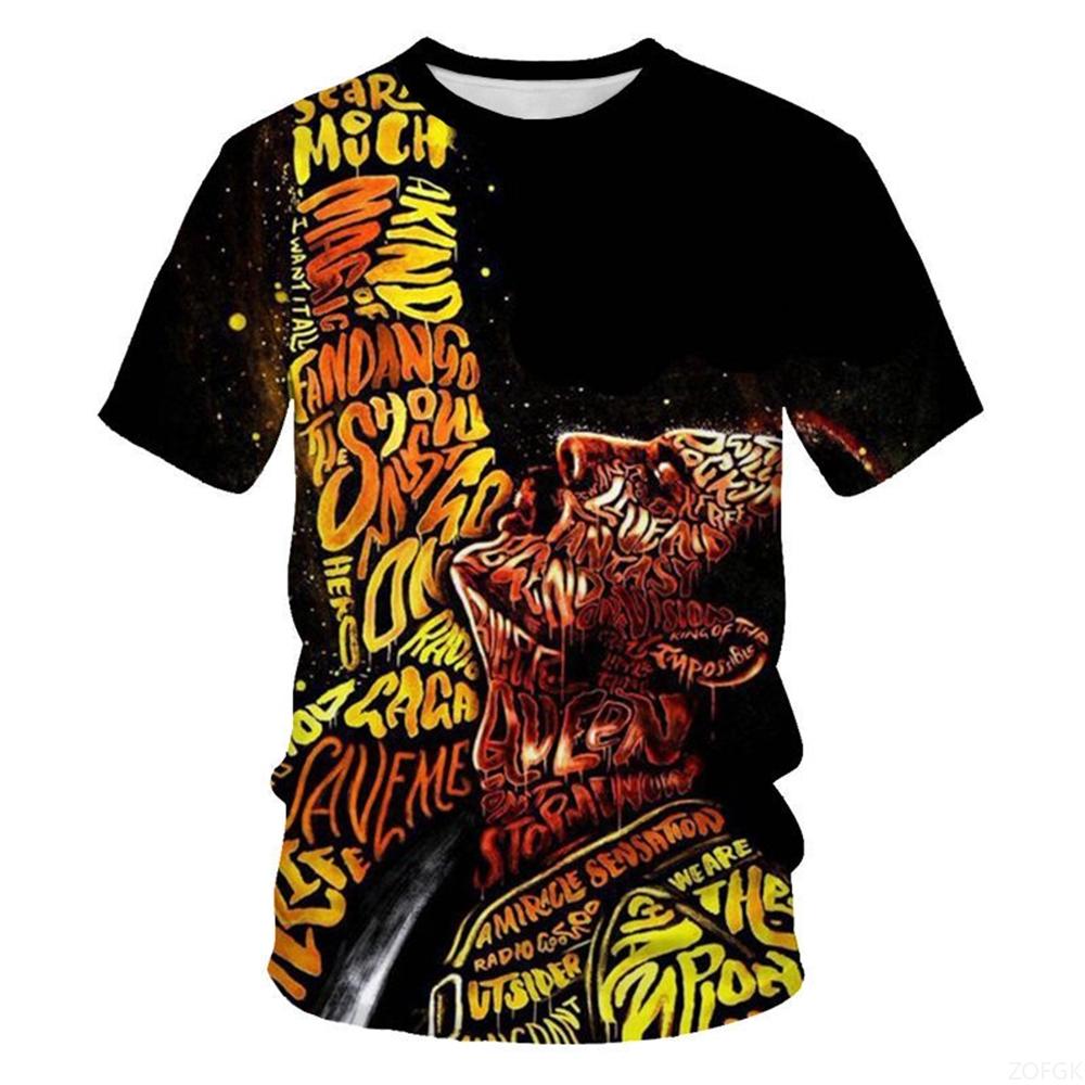 New 3D Printed T-shirt Summer Fun Short Sleeved T-shirt for Men and Women Harajuku T-shirt Children s Clothing S