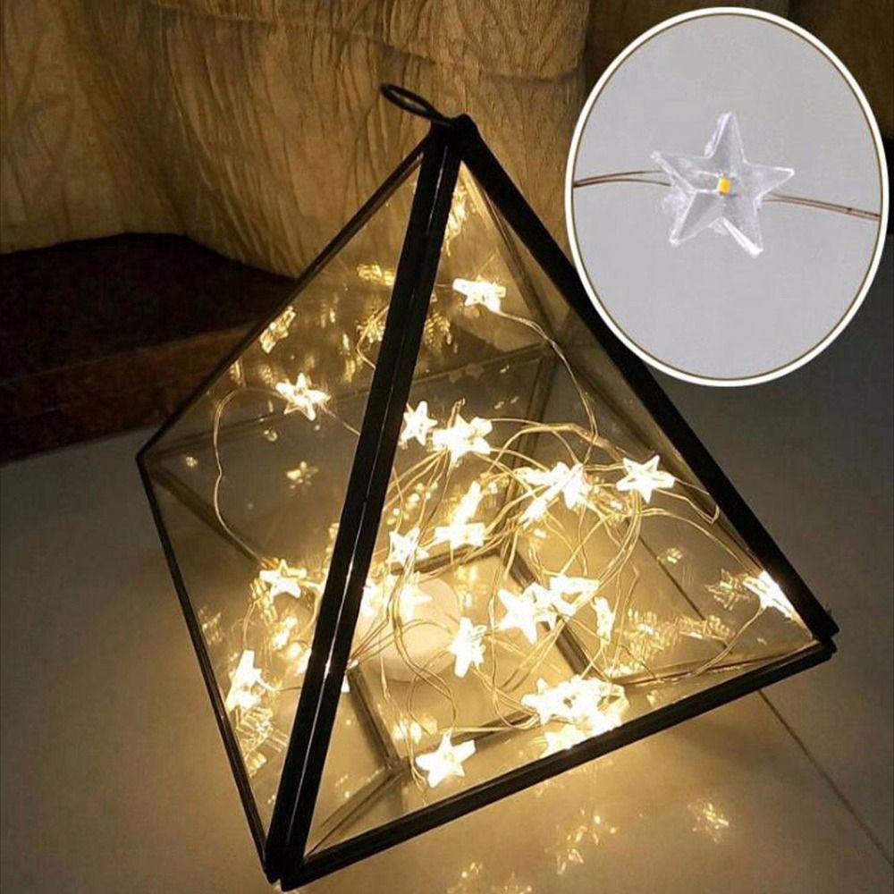 10/20/40 LED Star Light String PVC Fairy Lights Decor Lights Copper Wire Starry Light  Christmas