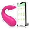 APP sterowanie Bluetooth wibrator dla kobiet łechtaczka G Spot Dildo Massager z 2 silnikami wibrujące jajko majtki zabawki erotyczne dla dorosłych