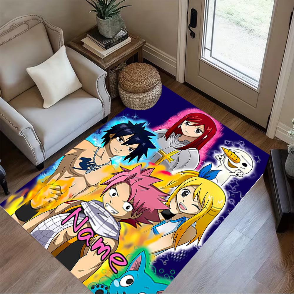 Fantasy Friends Adventure Personalized Name Area Rug Suitable for Dormitory Entryway Game Room Outdoor Anti-slip Rug Office home decor