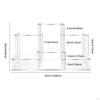 Acrylic Display Riser Stand Showcase Fixtures Elevated Rack Business Living