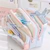 Large Capacity Pencil Bag Japanese Styles Pencil Case Pen Pouch Clear Pencil Pouch Pen Case School Office Supplies