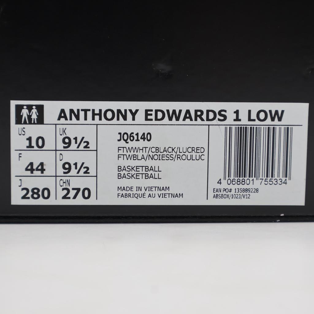 JQ6140 adidas AE1 Low Best of Adi 2.0 Footwear White Core Black Lucid Red (Men's