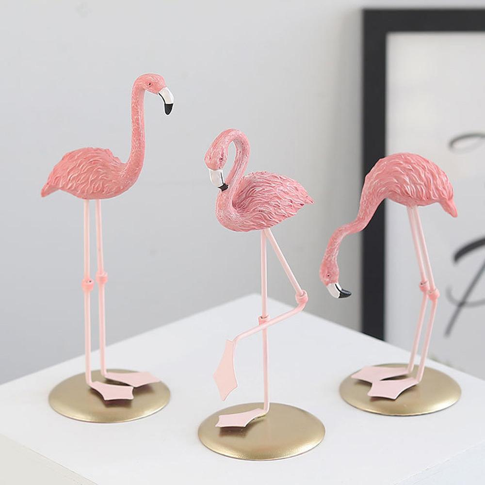 Harz Party Basteln Miniatur Hochzeit Flamingo Figur Hausdekoration Tierstatue Schreibtischornament