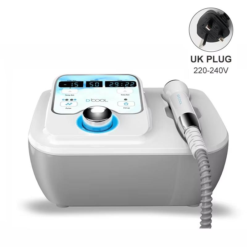 

2025 Профессиональный Dcool 3-в-1 Аппарат для красоты лица - Горячий Холодный EMS Подтяжка кожи Противоотечный аппарат UK Plug