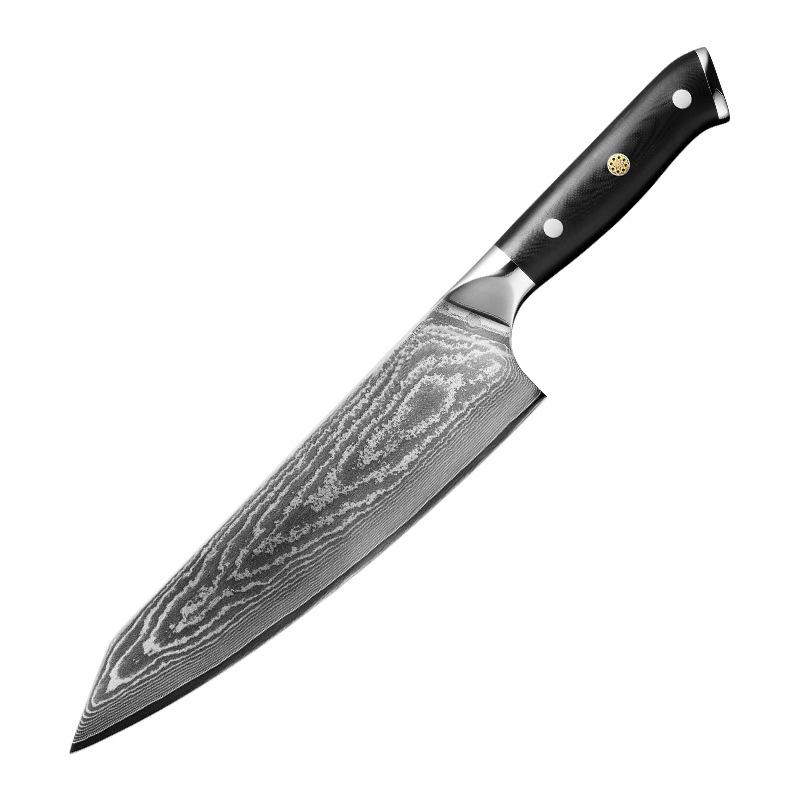67 Layers Damascus Steel Chef Knife Kitchen Knives Slicing Fruit Knife Peeler