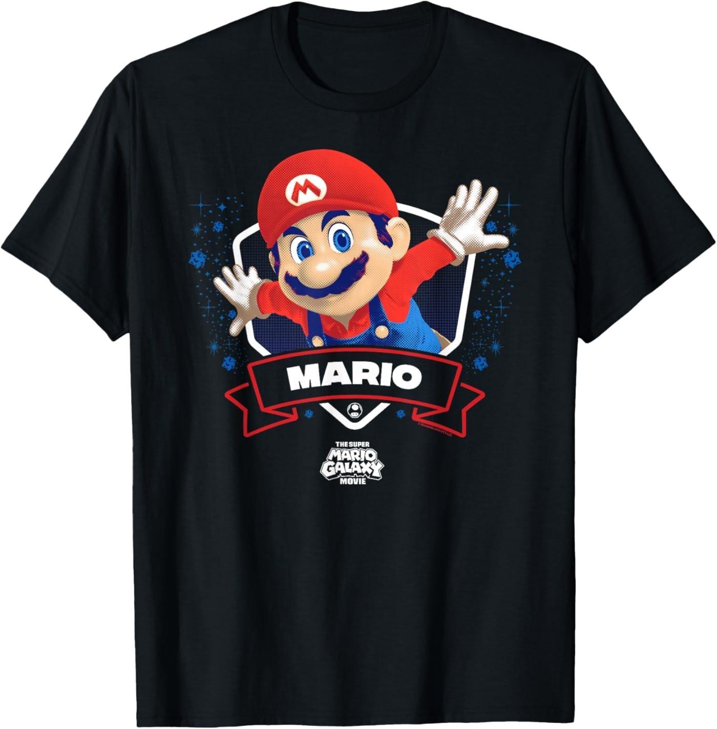 The Super Mario Galaxy Movie Mario Champion T-Shirt S