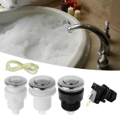 1 Set Anti-wear 2 Colors Attractive Wide Application Pressure-proof Bathtub Switch Button Bathtub Switch Button