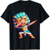 Ägyptischer Pharao Tut Anch Amun Dabbing Grafik Kinderbekleidung T-Shirt