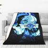 Shadow Milk Cookie Run Kingdom Blankets Flannel Decoration Cute  Breathable Super Soft Throw Blankets for Home Bedroom Bedspread