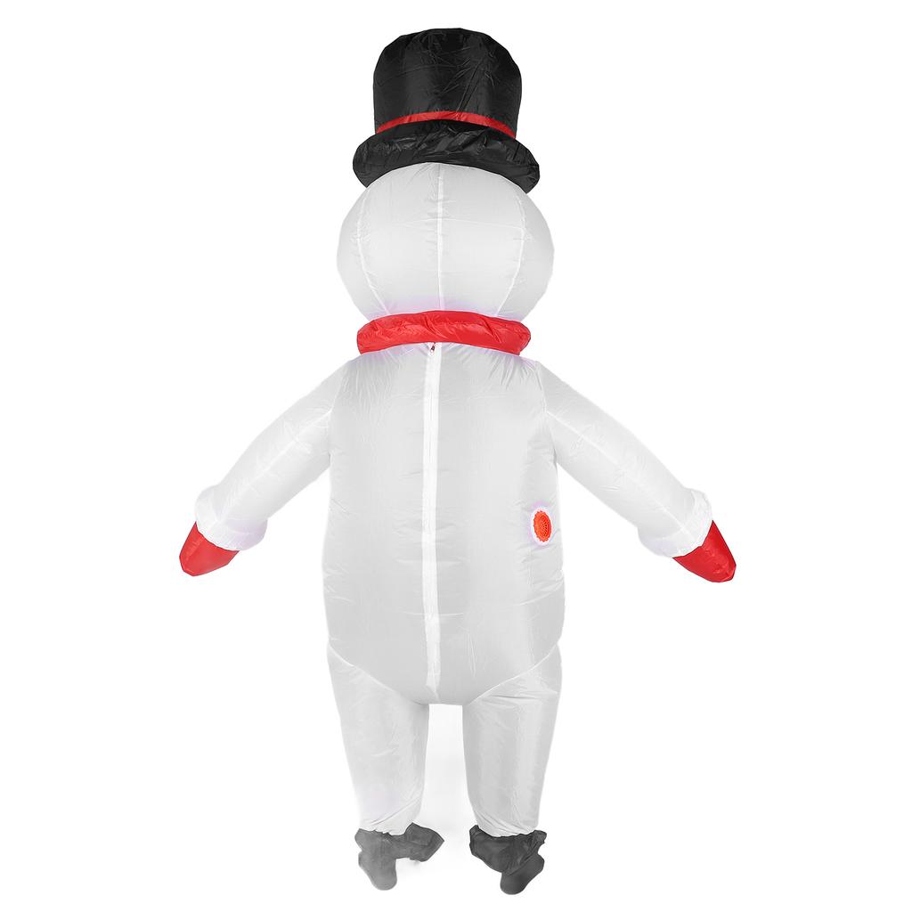 1,80 m Schneemann Aufblasbares Kostüm Wasserabweisend Lustiger Schneemann Aufblasanzug für Hallowmas Karneval Cosplay Party