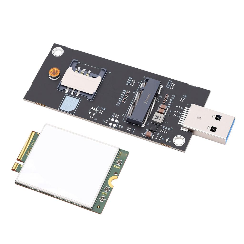 Carte d'extension Adaptateur Key B M.2 NGFF WWAN vers USB 3.0 avec emplacement SIM Carte réseau 4G LTE EM7430 pour 3 4 5G LTE sans fil