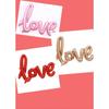 108cm LOVE Letter Foil Balloon Wedding Valentines Anniversary  Birthday Party Decoration Champagne Cup Photo Booth Props