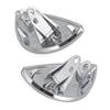 1 par kromade strålkastartvättardysor lock Passar för Mini Cooper R55 R56 R57 R58 R59 2008-2014 61672752559,61672752560