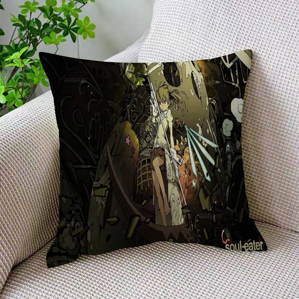 SOUL E-EATER Game Anime Personalized Picture Text Home Decorative Pillows Household Gifts 45x45cm