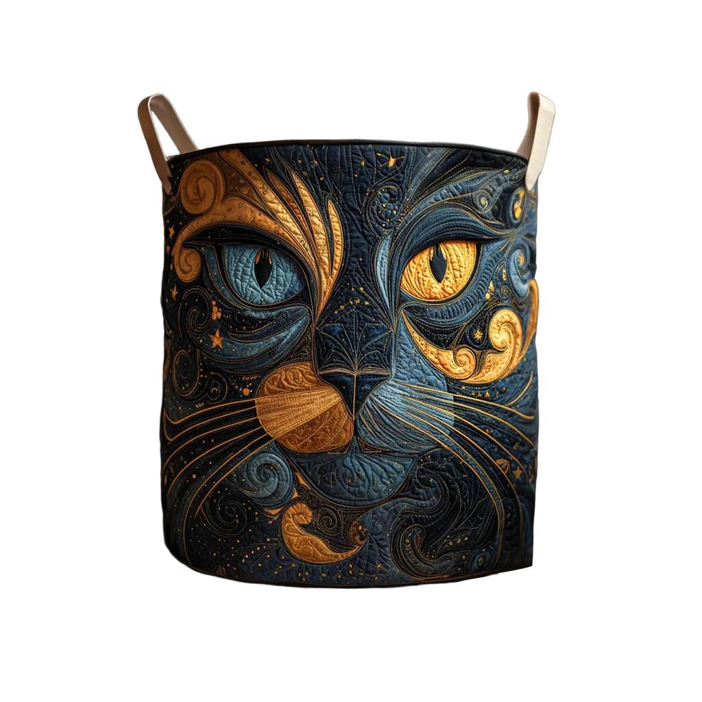 Cesto circolare per panni sporchi, Cesto portaoggetti per la casa, Cesto per panni sporchi, Cesto portaoggetti, Cesto portaoggetti in tessuto, Cesto portaoggetti di grande capacità