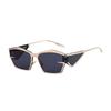 Brand Design Metal Punk Sunglasses Men Outdoors Sunscreen Mountaineering Goggle Ladies Y2K Style Casual Suneyeglass
