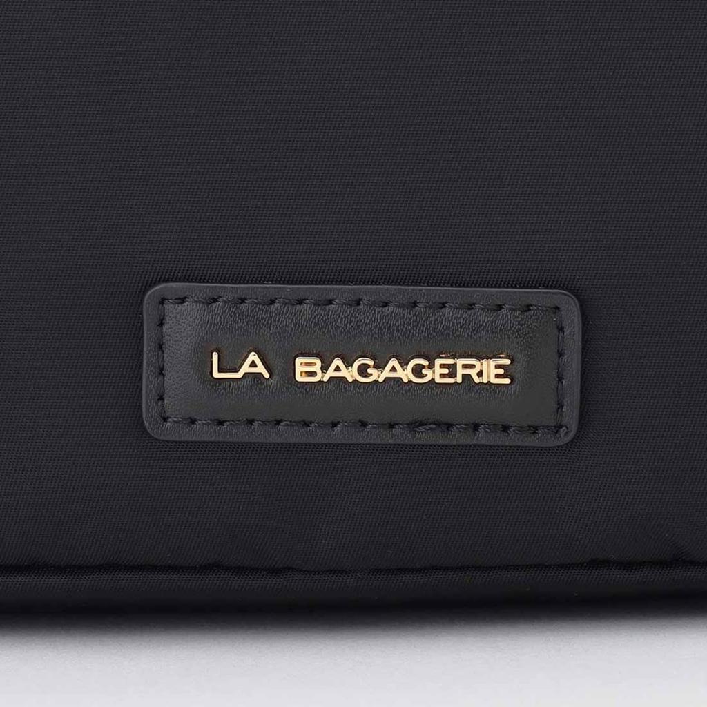 Labagagery Metal Buckle Box Shoulder Bag, SS Size, B008501, Black (10)
