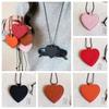 Sunglasses Storage Heart Magnetic Glasses Bag Neck Hanging Sunglasses Pendant Girl