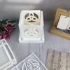 2pcs Creative Knot Candle Holder Silicone Mold Set Sturdy Display Ornament Mould for DIY Crafts and Home Decors