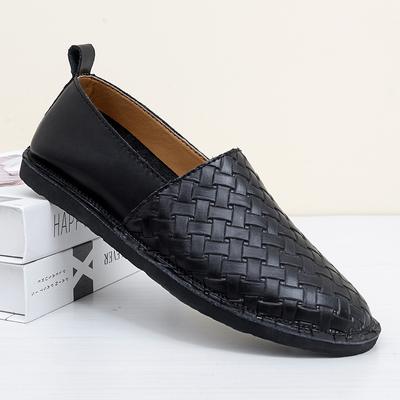 High Quality Genuine Leather Casual Shoes Light Non-slip Men's Driving Shoes Slip On Flats Handmade Elegantes Loafers Moccasins