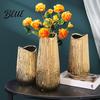 Ceramic Flower Vase Gold Vases Decorative for Fresh Flowers And Dried Arrangements