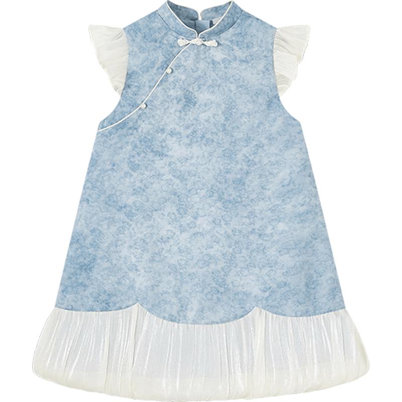 YEEHOO Girls  New Chinese Style A-line Dress 160