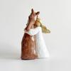 Yousheng Resin Hand-Painted Figurine Girl Embracing Horse/Hands Holding Sisters/Angel/Family Statue Sentimental Gifts for Women