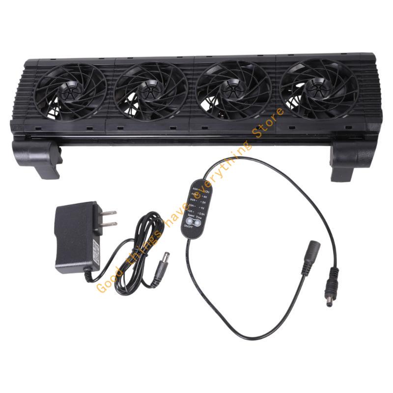 Aquarium Chiller Fish Tanks Coolers Adjustable Quiet Fan Cooling Metal Fan 55KF