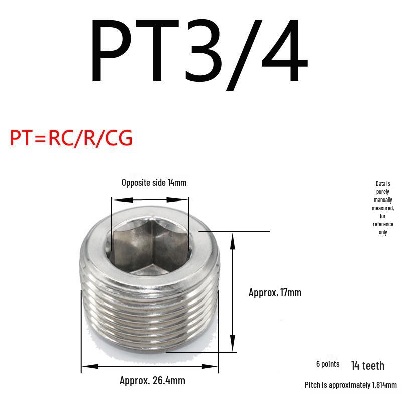 Plastic Mold Stainless Steel Tapered Throat Hex Socket Screw Plug