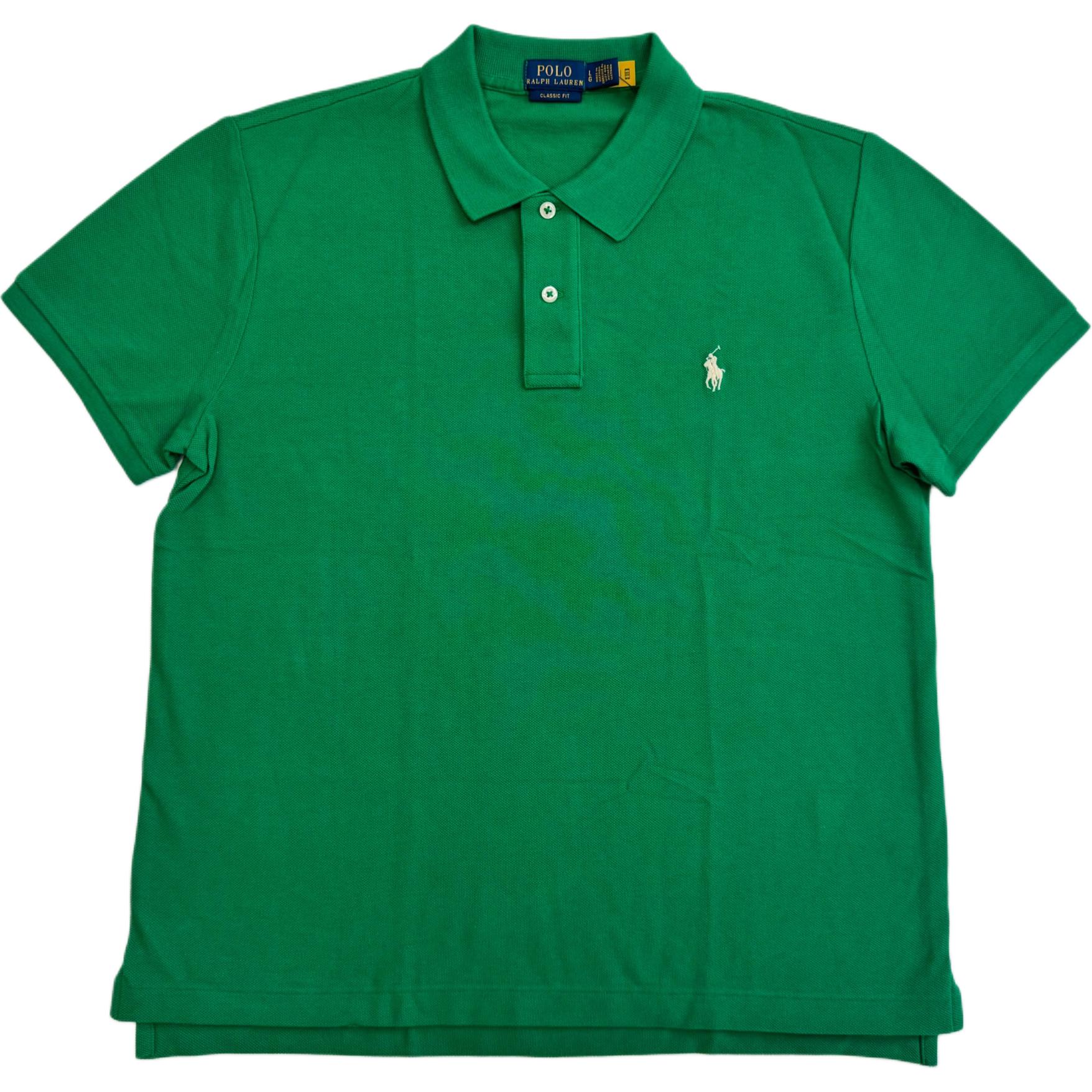 

Polo Ralph Lauren Классическое поло из хлопка с вышивкой логотипа, с коротким рукавом, женский топ 211569958-099 S