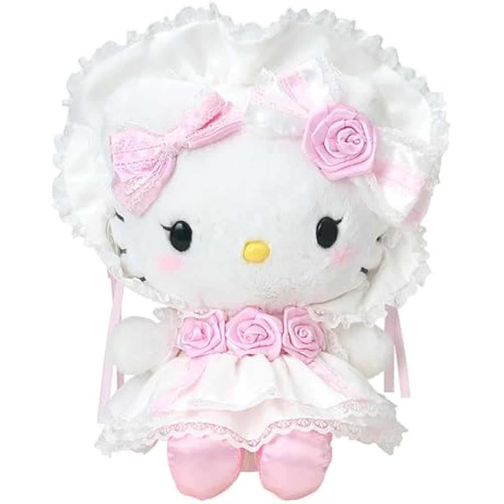 Sanrio (SANRIO) plush toy (white frill) Hello Kitty for ages 3 and up 009717