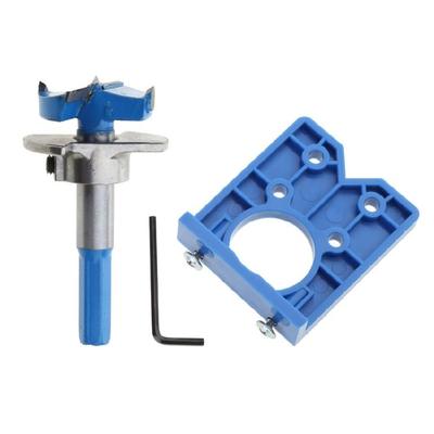 35mm Concealed Hinge Boring Jig Forstner Drill Guide Locator DIY Cabinet Hinge