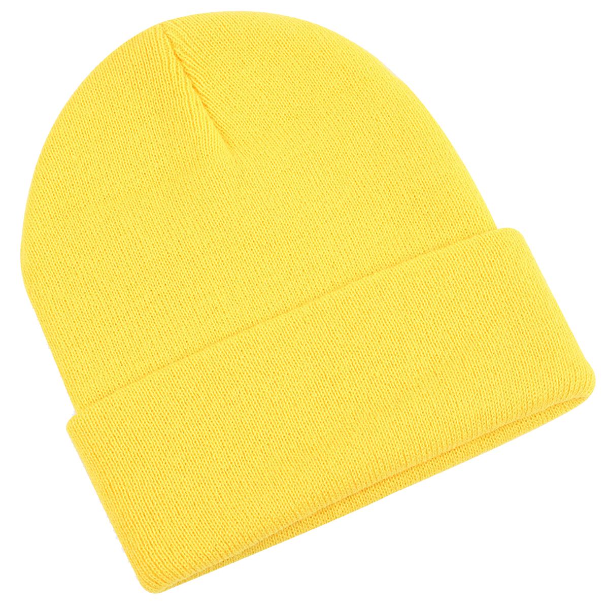 Однотонная вязаная шапка-бини из акриловых волокон. Осенние зимние шапки для женщин. Унисекс. Головной убор. Вязаная шапка-бини для активного отдыха.